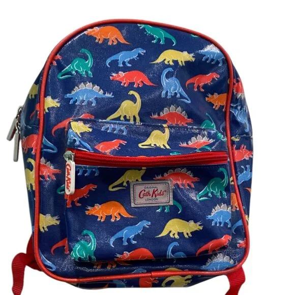 Cath Kidston Kids Toddler Dinosaur Backpack Blue Small - Picture 7 of 7
